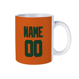 Custom Orange Green Mug