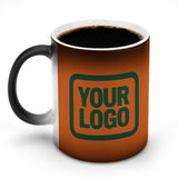 Custom Orange Green Magic Mug
