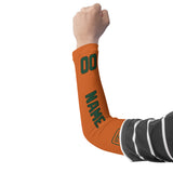 Custom Orange Green Arm Sleeve
