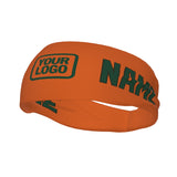 Custom Orange Green Sports headband