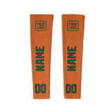 Custom Orange Green Arm Sleeve