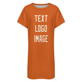 Custom Orange Cream Nachthemd
