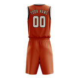 Custom Orange Cream Basketball Set