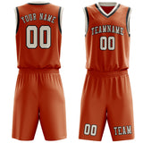 Custom Orange Cream Basketball Set