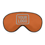 Custom Orange Gray Sleep Mask