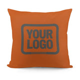 Custom Orange Dark Grey Pillowcase