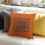 Custom Orange Dark Grey Pillowcase