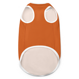 Custom Orange Dark Grey Pet Vest