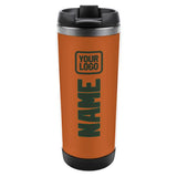 Custom Orange Dark Green Stainless Steel Water Cup
