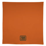 Custom Orange Green Square Table Cloth