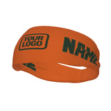 Custom Orange Dark Green Sports headband
