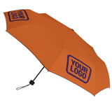 Custom Orange Purple Automatic Umbrella