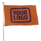 Custom Orange Purple Flag