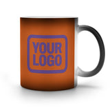 Custom Orange Light Purple Magic Mug