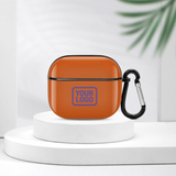 Custom Orange Light Purple AirPods Case (3rd Generation)