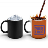 Custom Orange Light Purple Magic Mug