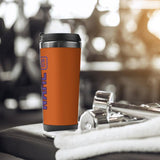 Custom Orange Light Purple Stainless Steel Water Cup