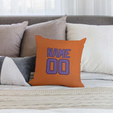 Custom Orange Light Purple Pillowcase