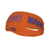 Custom Orange Light Purple Sports headband