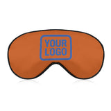 Custom Orange Sky Blue Sleep Mask