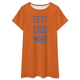 Custom Orange Sky Blue Nachthemd