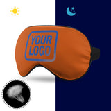 Custom Orange Sky Blue Sleep Mask