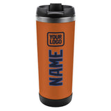 Custom Orange Navy Stainless Steel Water Cup