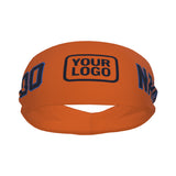 Custom Orange Navy Sports headband