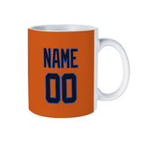 Custom Orange Navy Mug