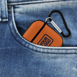 Custom Orange Navy AirPods Case