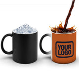 Custom Orange Navy Magic Mug