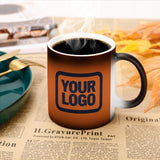 Custom Orange Navy Magic Mug