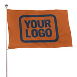 Custom Orange Blue Flag