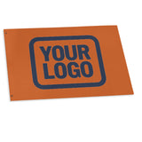 Custom Orange Blue Flag