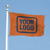 Custom Orange Blue Flag