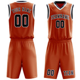 Custom Orange Blue Basketball Set