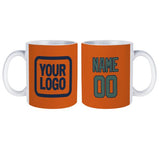 Custom Orange Blue Green Mug