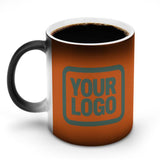 Custom Orange Blue Green Magic Mug