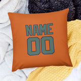 Custom Orange Blue Green Pillowcase