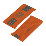 Custom Orange Blue Green Sports headband