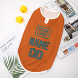 Custom Orange Blue Green Pet Vest