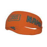 Custom Orange Blue Green Sports headband