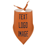 Custom Orange Navy Pet Scarf