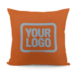 Custom Orange Light Blue Pillowcase