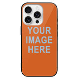Custom Orange Light Blue Phone Case