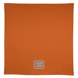 Custom Orange Navy Square Table Cloth