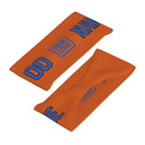 Custom Orange Sky Blue Sports headband