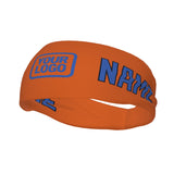 Custom Orange Sky Blue Sports headband