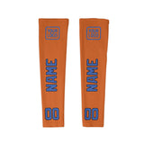 Custom Orange Sky Blue Arm Sleeve