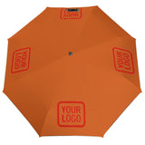 Custom Orange Orange Red Automatic Umbrella